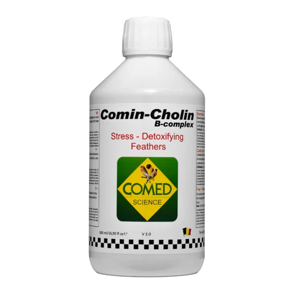 COMIN-CHOLIN B-COMPLEX &ndash; תוסף תזונה שומר על תפקוד הכבד 500 מ״ל לציפורים