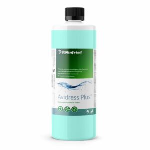 בקבוק Avidress Plus 1000 מ"ל – תוסף תזונה לשיפור מי שתייה PH לציפורים וארנבים