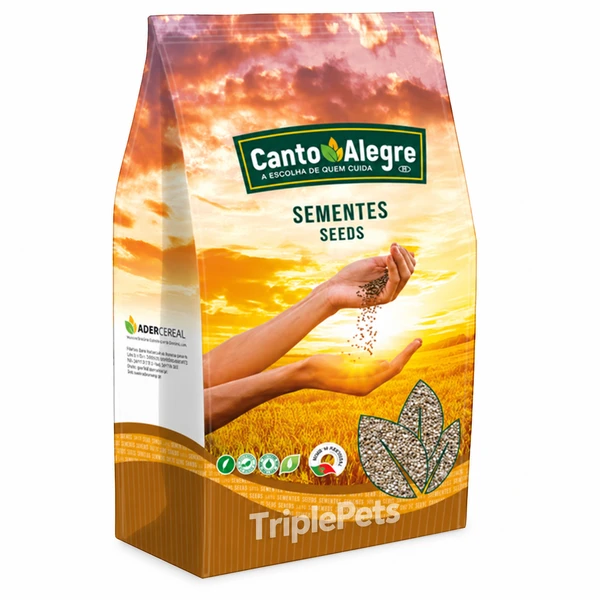 אריזת המותג Canto Alegre להמחשה בעמוד זרעי גדילן 1 קילו
