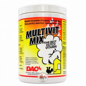 מולטי ויטמין ליונים DAC Multivit Mix – צנצנת 200 גרם, ויטמינים במי השתייה לפי מינון מולטיוויטמין, לוגו טריפל פט
