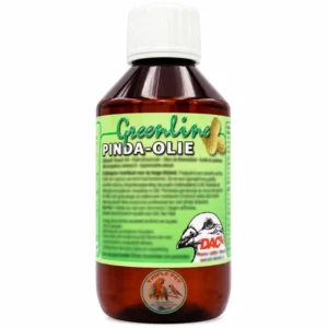 שמן בוטנים DAC Peanut Oil – בקבוק 250 מ״ל לערבוב במזון, מינון שמן בוטנים בפקק המקורי ולוגו טריפל פט