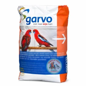 זרעים לפרקיטים גדולים GARVO 5342 – שק גרבו עם רוזלות מודפסות ולוגו טריפל פט
