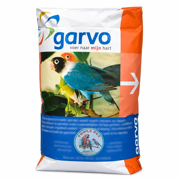 זרעים לציפורי אהבה GARVO 9111 – שק גרבו עם ציפורי אהבה ולוגו טריפל פט