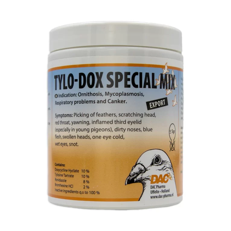 תרופה לבעלי כנף וציפורים התערובת המושלמת של דוקסיציקלין וטילוסין ( טילן ) לטיפול בזיהומים בדרכי הנשימה העליונות והתחתונה בכנרים תוכים פינקים ויונים ועופות