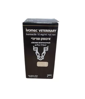איבומק 10מ"ג לטיפול בטפילים חיצוניים ופנימיים וכל סוגי התולעים 50 מ"ל