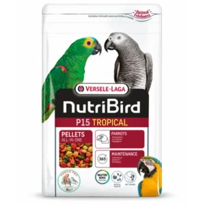 כופתיות פי 15 צבעוני לתוכים – אריזת NutriBird P15 Tropical של ורסלה לגה