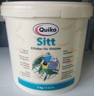 Quiko SITT מזון ביצים קוויקו סיט לתוכים ופרקטים דלי 5 ק"ג