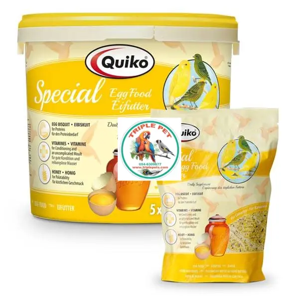 Quiko Special מזון ביצים צהוב לכנרים 1 ו־5 ק"ג