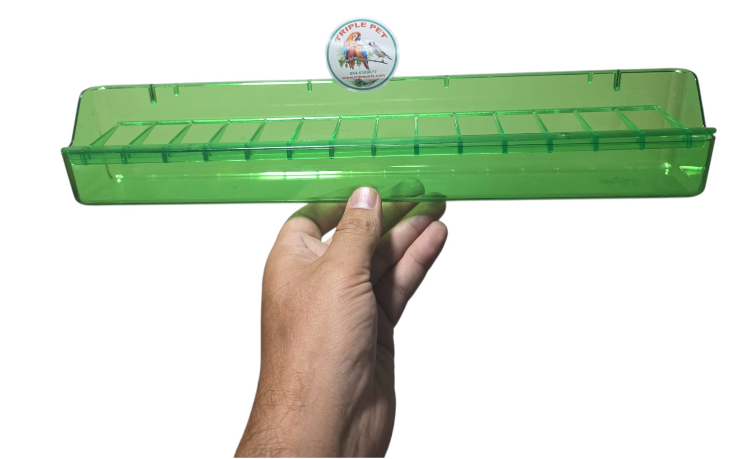 כלי אוכל לציפורים עם תאים ארוך 40 ס"מ איטלקי 2GR