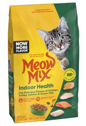 מזון לחתולי בית מיאו מיקס MEOW MIX Indoor Health 1.42 ק"ג