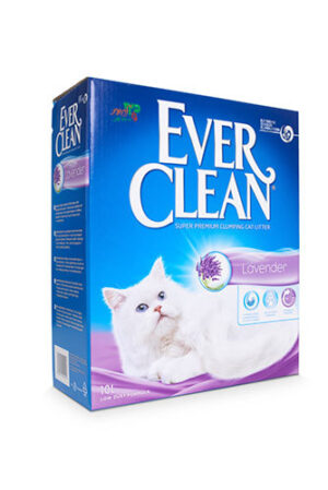 חול אברקלין לחתולים לבנדר EVER CLEAN LAVENDER 10 ליטר