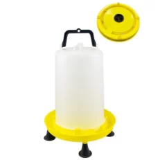 כלי מים 15 ליטר – פתרון אידיאלי לעופות, תרנגולות, ציפורים ויונים