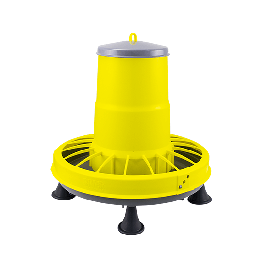 כלי לאוכל 12 ליטר לעופות – חסכוני, קומפקטי ואידיאלי ללולים קטנים