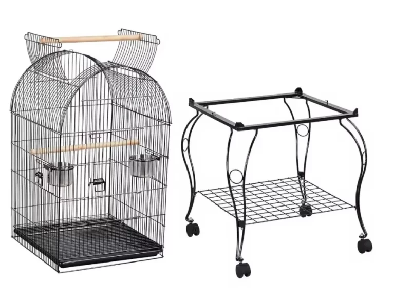 כלוב עם עגלה לתוכים