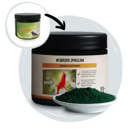 ספירולינה תוסף מזון לציפורים – Wisbroek Spirulina 250 גר'