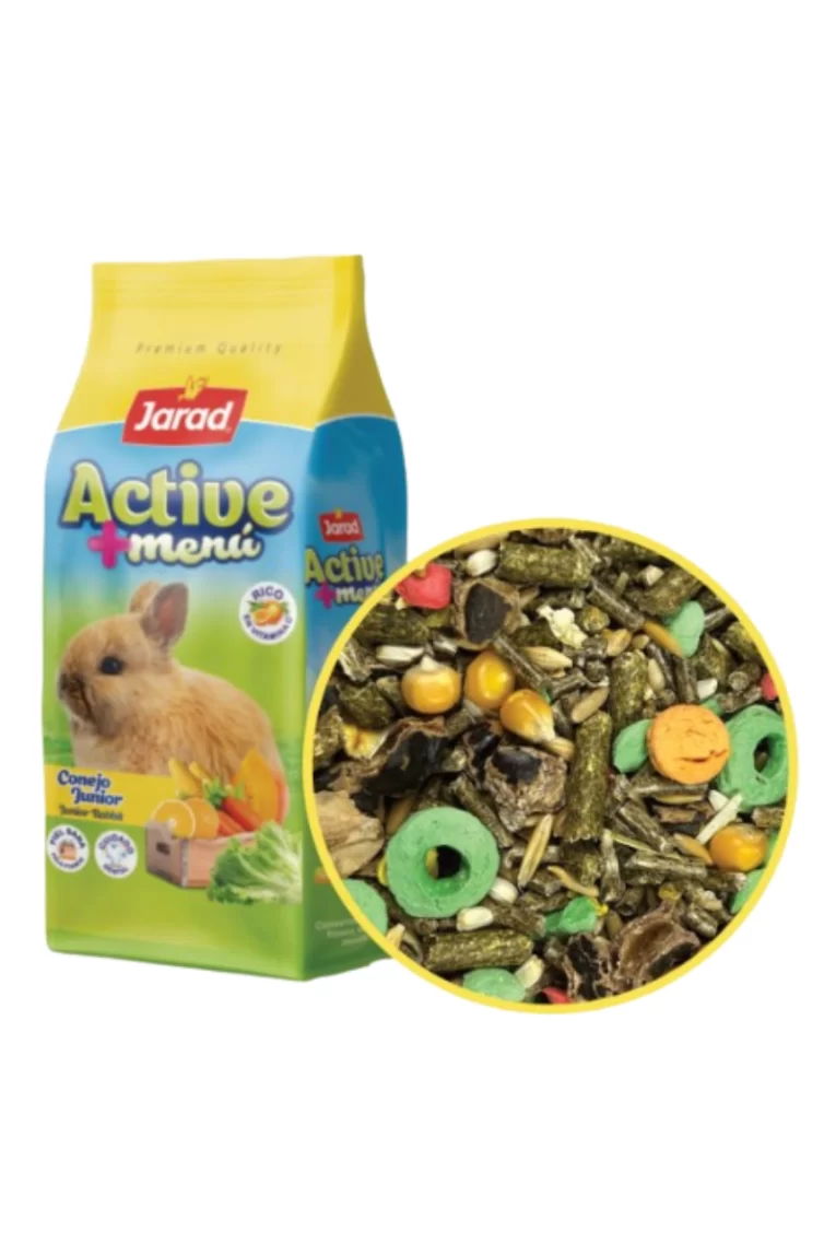 JARAD Active+ Junior 800 גרם – מזון לארנבים ננסיים צעירים