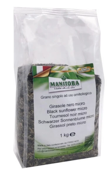 זרעי חמנייה קטנים לציפורים MANITOBA 1 ק"ג