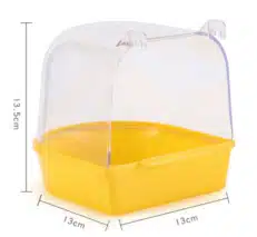 כלי רחצה לציפורים – אמבטיה לכנרים, פינקים ותוכים קטנים