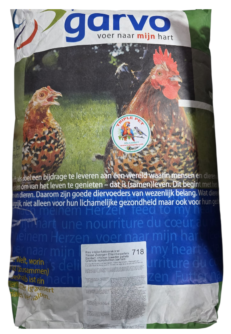 מזון לתרנגולות ננסיות (בנטם) Garvo 718 – תערובת פרמיום להטלה ורבייה
