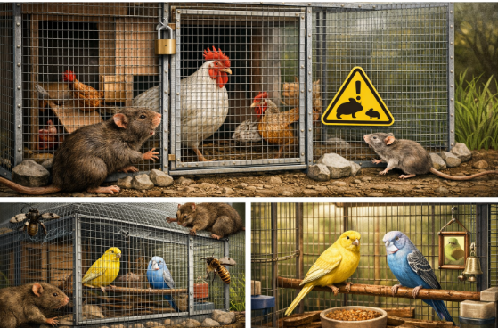 רשת נגד מזיקים ללול