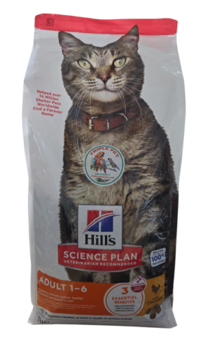 מזון הילס לחתול בוגר עוף Hill's Science Plan Adult Chicken