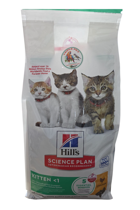 מזון לחתול גור טעם עוף הילס סיינס פלאן Hill's Kitten Chicken