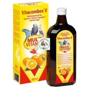 מולטי ויטמין נוזלי קוויקו לציפורים Quiko Vitacombex V בשלושה נפחים