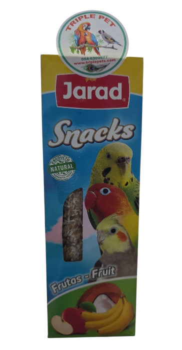 חטיף זוג מקלות דבש לתוכים של ג'רד JARAD לקוקטייל 2×52 גרם