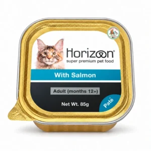 הורייזן סלמון Horizon Salmon – אריזת 85 גרם במרקם פטה עבור חתול בוגר מגיל 12 חודשים