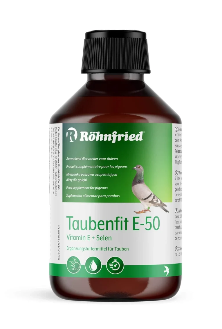 Taubenfit E-50 ויטמין E ליונים – אריזת רונפריד